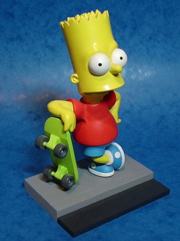 Bart Simpson en porcelanicron - Imagui