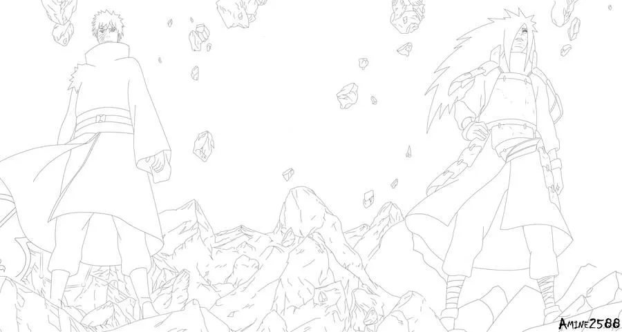 Naruto 600 Obito and Madara by amine2588 on DeviantArt Naruto 600 Obito and Madara by amine2588 on DeviantArt