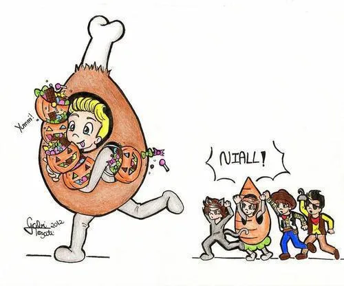 One direction caricatura Halloween - Imagui