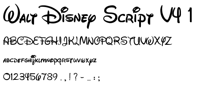 Walt Disney Font by ILovePS on DeviantArt