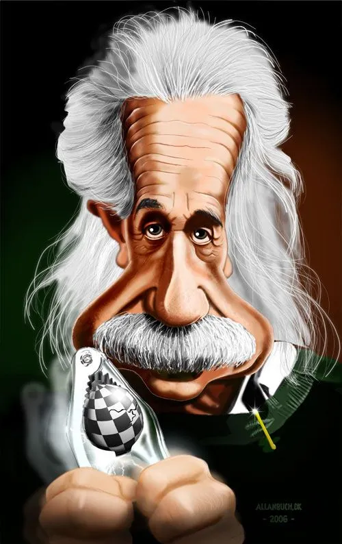 DeviantArt: More Like Caricature Albert Einstein by crazedude