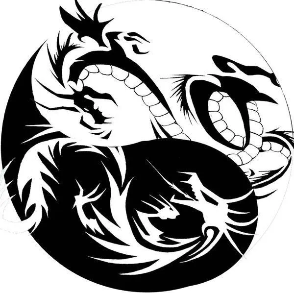 deviantART: More Like dragon yin yang tribal tattoo by xisangelraine deviantART: More Like dragon yin yang tribal tattoo by xisangelraine