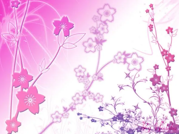 Wallpaper flores de cereso - Imagui