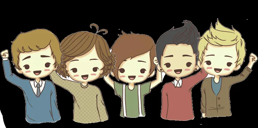 DeviantArt: More Like One direction en caricatura PNG by ValuEdiciones