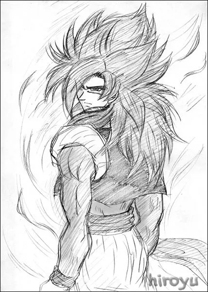 Como dibujar a gogeta ssj - Imagui