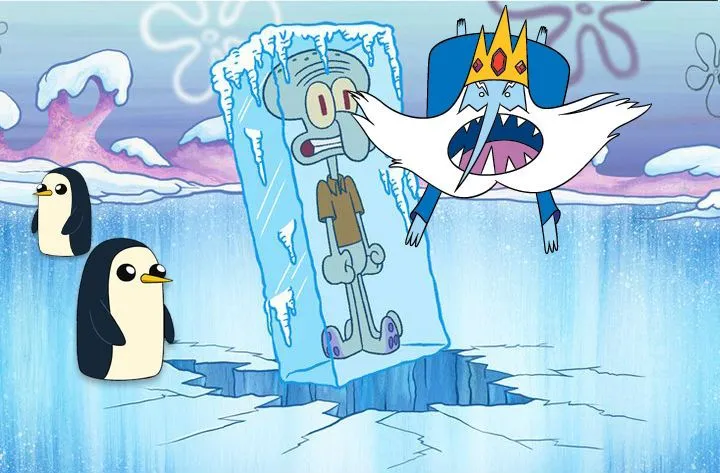 DeviantArt: More Like Ice King is froze Squidward by nagato145