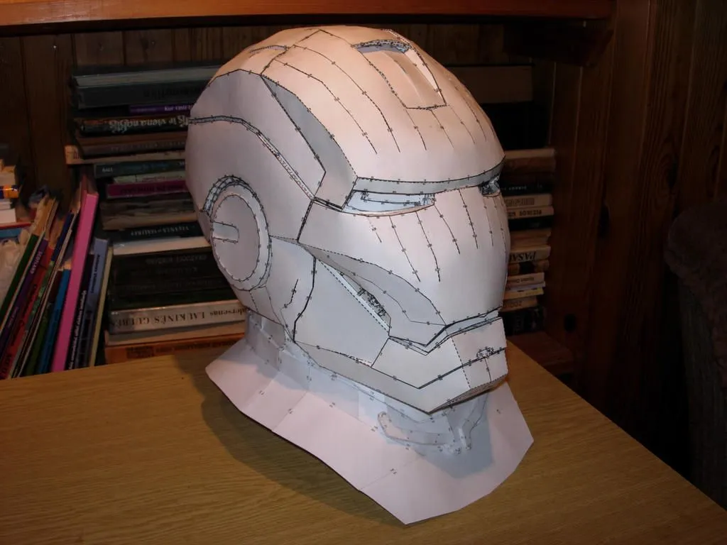 DeviantArt: More Like Iron Man Helmet pepakura model by CubicalMember DeviantArt: More Like Iron Man Helmet pepakura model by CubicalMember
