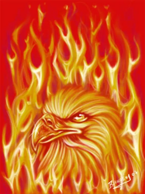 Imagenes de aguilas en fuego - Imagui