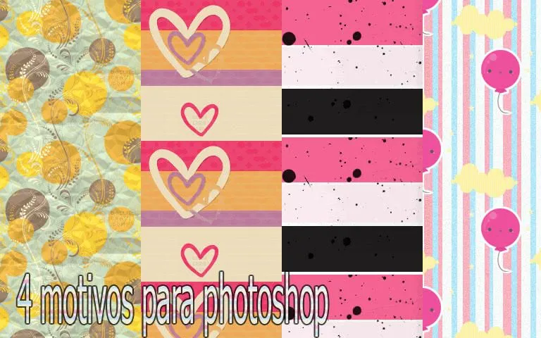 DeviantArt: More Like 4 motivos para photoshop by pamelahflores DeviantArt: More Like 4 motivos para photoshop by pamelahflores