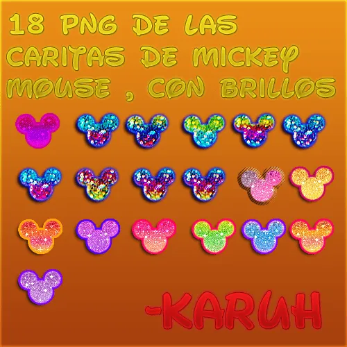 DeviantArt: More Like Pack PNG De caritas de mickey mouse con ...