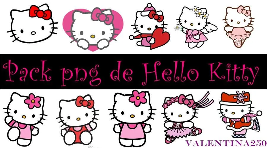 deviantART: More Like Pack png de Hello Kitty by valentina250
