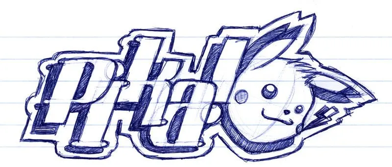 DeviantArt: More Like PIKA graffiti sketch by wolf-lion