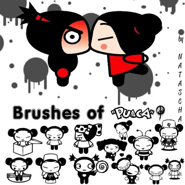 DeviantArt: More Like Pucca Brushes by nataschamyeditions
