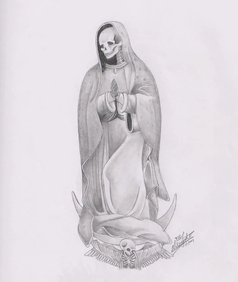 DeviantArt: More Like Santa Muerte by Helrog
