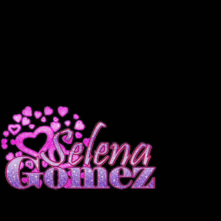DeviantArt: More Like Selena Gomez Glitter Text Png by SelTangela