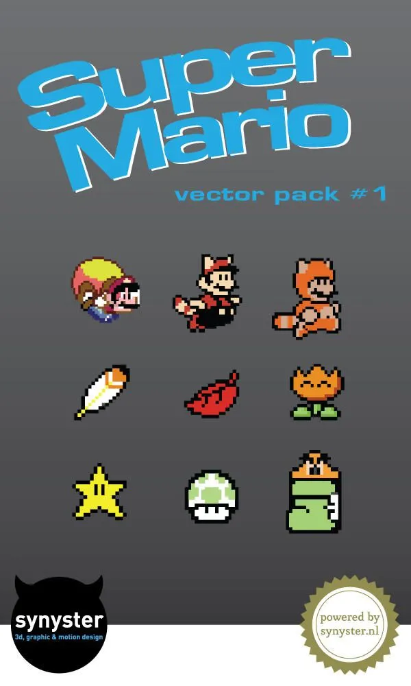 DeviantArt: More Like Super Mario Bros vector pack 1 by synysternl DeviantArt: More Like Super Mario Bros vector pack 1 by synysternl