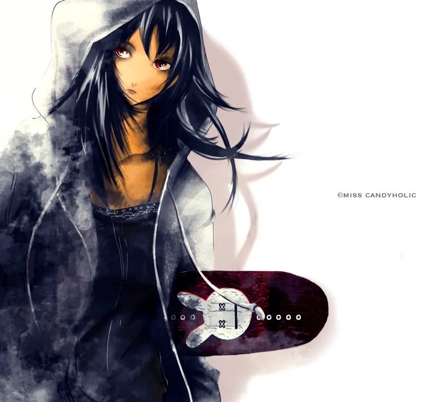 Anime skate girl - Imagui