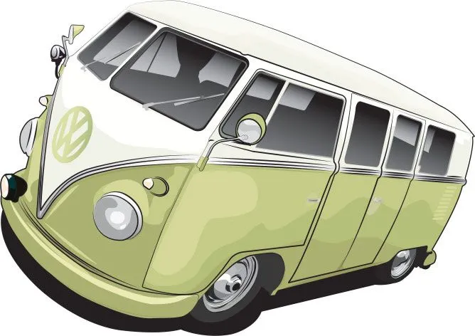 Volkswagen Camper Vector by be-efalo on deviantART