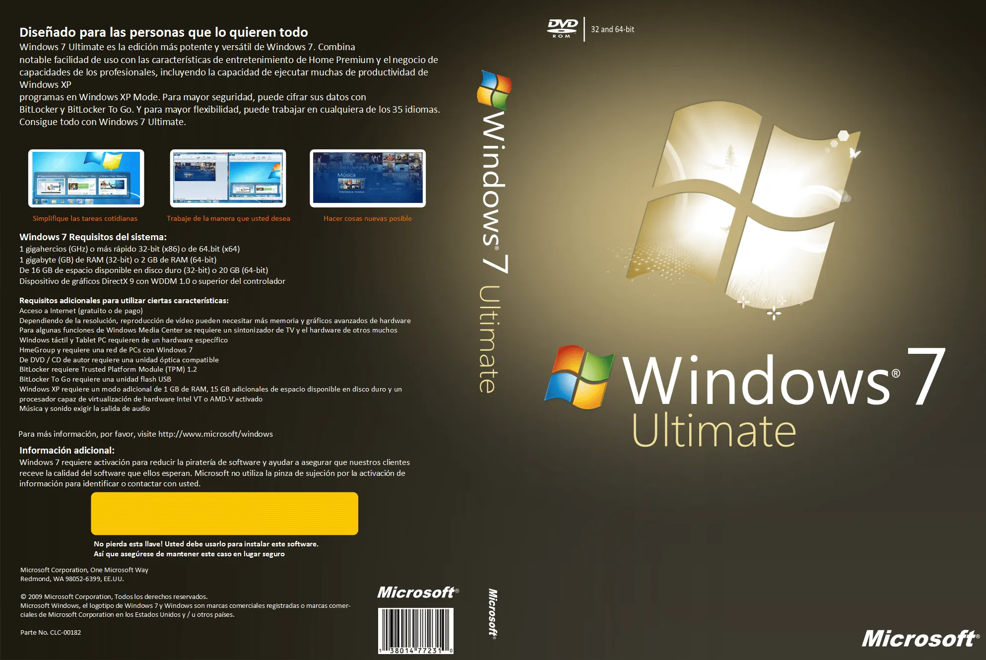 DeviantArt: More Like Windows 7 Ultimate Box spain by CaHilART