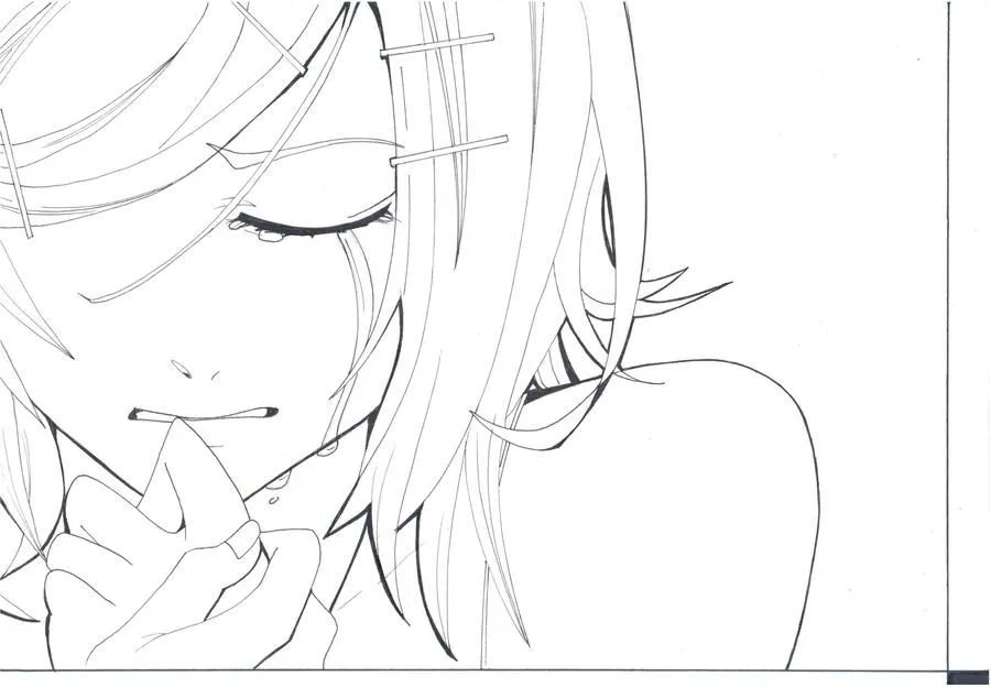 Anime llorando para dibujar - Imagui