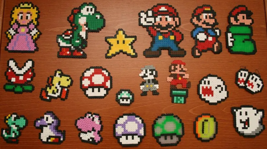 DeviantArt: More Like Hama bead Super Mario by mariville