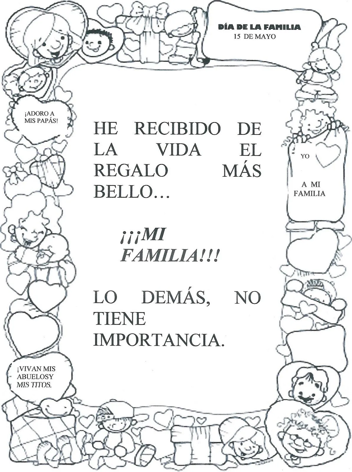 HOY VA A SER UN DÍA GRANDE!: MARCOS PARA COLOREAR HOY VA A SER UN DÍA GRANDE!: MARCOS PARA COLOREAR