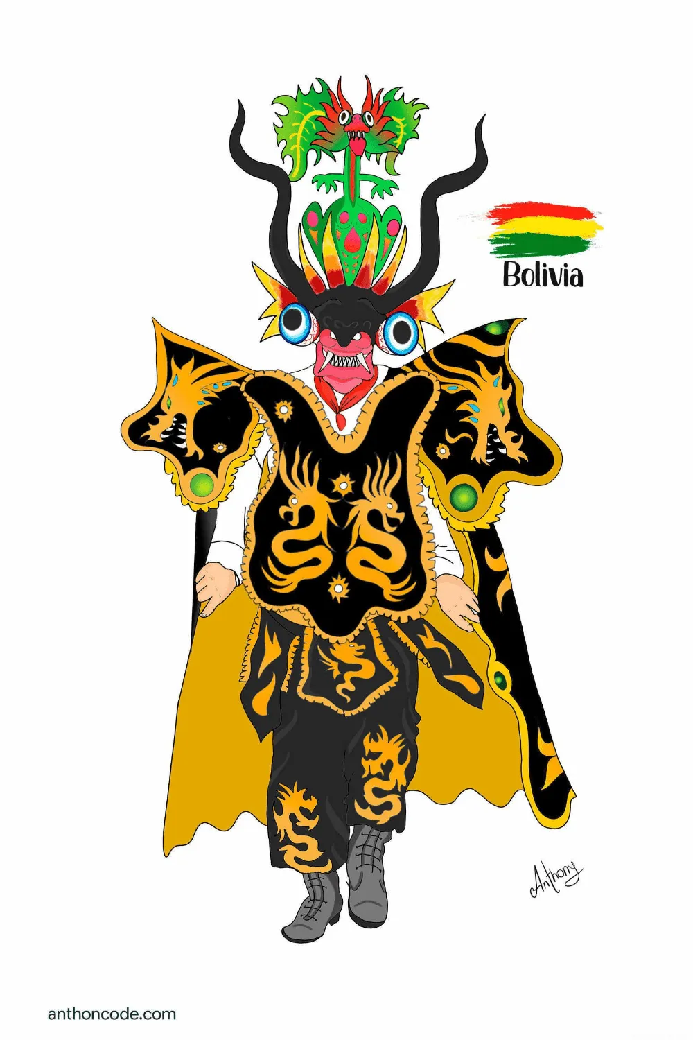 Diablada boliviana | Kawaii anime, Otaku anime, Bolivia Diablada boliviana | Kawaii anime, Otaku anime, Bolivia