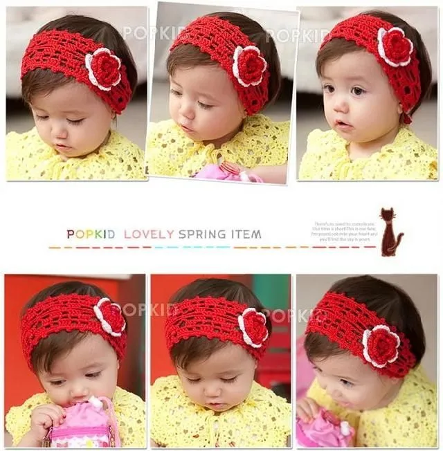 DIADEMAS DE BEBE EN CROCHET - Imagui