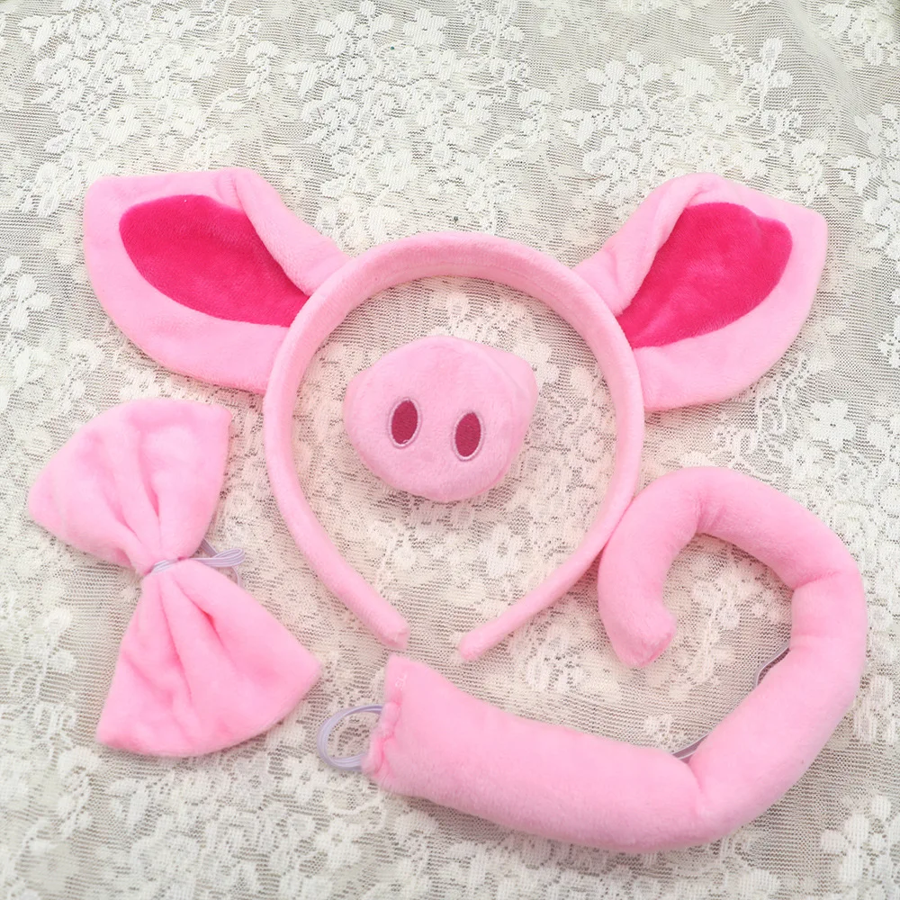 Diadema de felpa con orejas de animales para niños y adultos, disfraz de Halloween para fiesta de cumpleaños, cerdo, perro, burro, ratón, leopardo, vaca, ganado - AliExpress Diadema de felpa con orejas de animales para niños y adultos, disfraz de Halloween para fiesta de cumpleaños, cerdo, perro, burro, ratón, leopardo, vaca, ganado - AliExpress