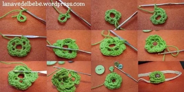 Diadema con flor de ganchillo - Paperblog