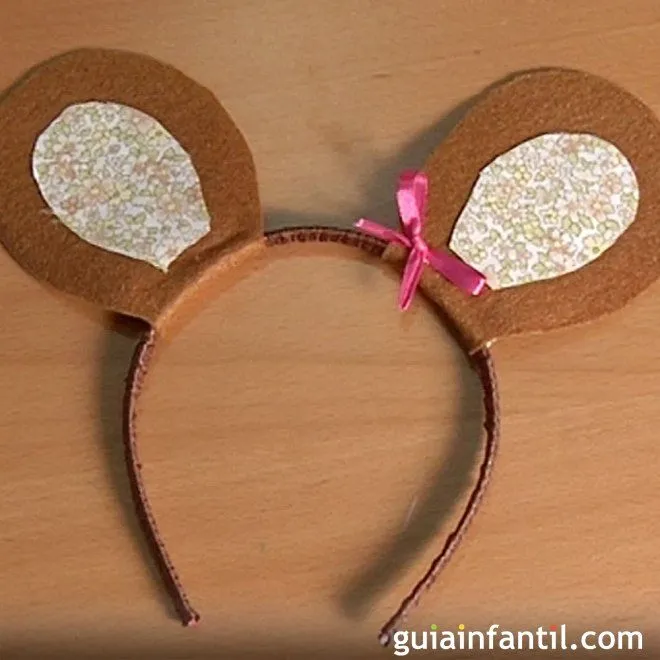 Diadema con orejas de ratón. Manualidades de Carnaval Diadema con orejas de ratón. Manualidades de Carnaval
