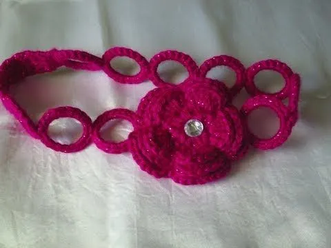 Diadema Tejida Con Anillos De Botella de Plastico.. - YouTube Diadema Tejida Con Anillos De Botella de Plastico.. - YouTube