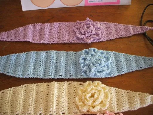 Diademas, bandas y valerinas tejidas en gancho y dos agujas (pág ... Diademas, bandas y valerinas tejidas en gancho y dos agujas (pág ...