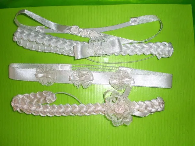 Diademas para bautizo - Imagui