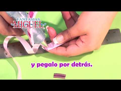 Como Hacer Una Diadema Morada