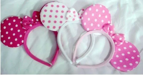 Como hacer diademás con orejas de Minnie Mouse - Imagui Como hacer diademás con orejas de Minnie Mouse - Imagui