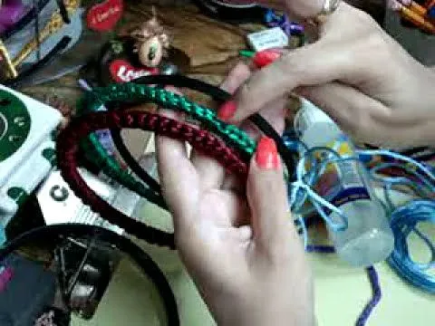 DIADEMAS TEJIDAS - YouTube