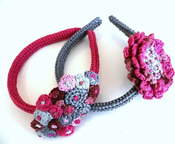 Encarguito! Diademas “románticas” — Pipocass handmade