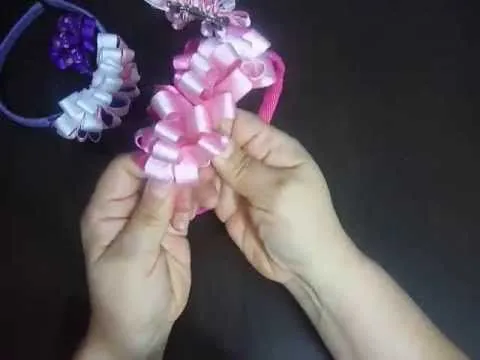 como hacer un moño en cinta gros para decorar diademas No.85 ... como hacer un moño en cinta gros para decorar diademas No.85 ...
