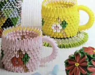 Diagrama de origami 3D - Imagui