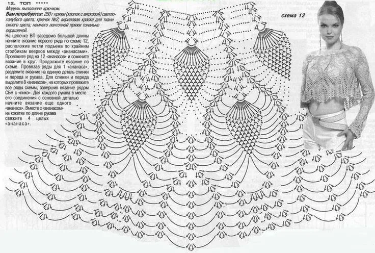 Diagramas de puntos y motivos en crochet 1 on Pinterest | Irish ...