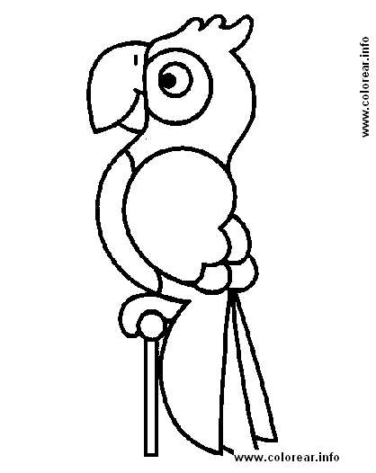 Perico piratas para colorear - Imagui
