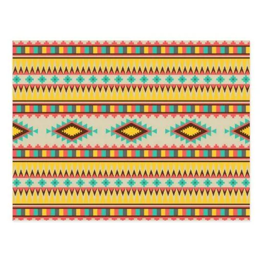 Diamantes tribales aztecas coloridos del nativo postal | Zazzle Diamantes tribales aztecas coloridos del nativo postal | Zazzle