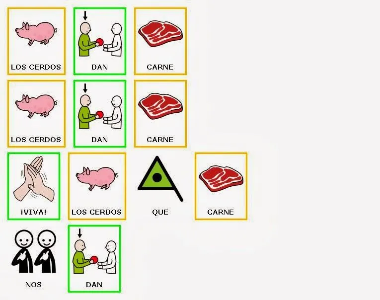 He dado en la diana: Animales de la granja y sus productos