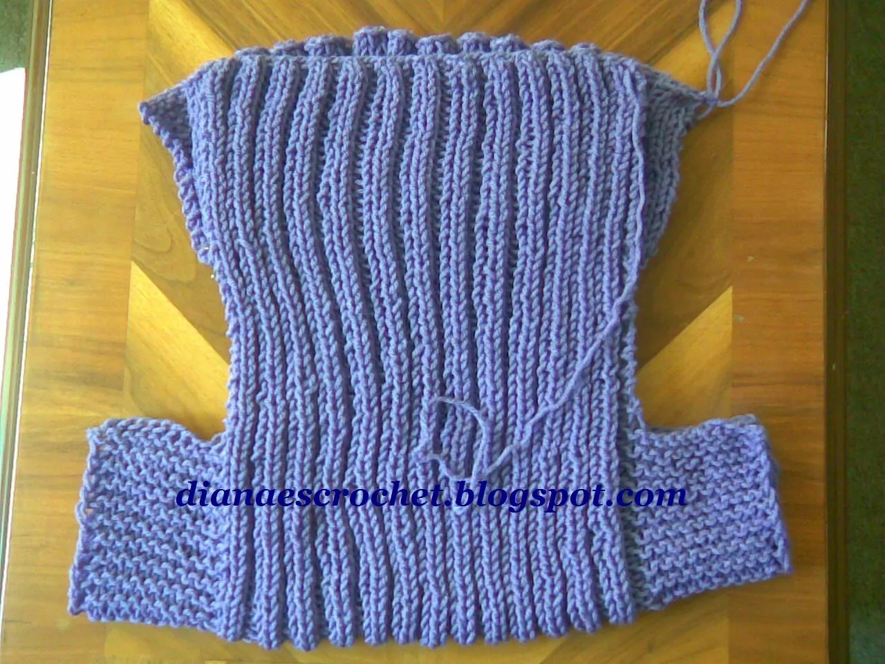 Diana es crochet-paps: Bolero Lila - Instrucciones