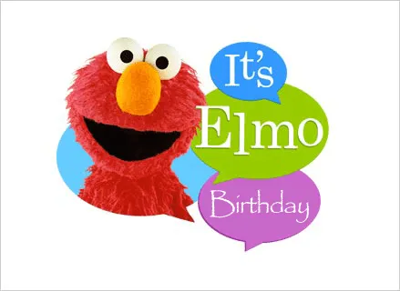 Diaper Cakes and Baby Shower gifts: Happy Birthday Elmo