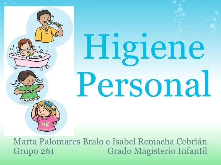 Diapositiva de higiene personal - Imagui