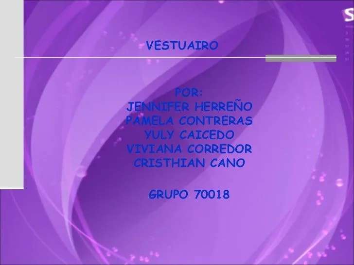 Diapositivas Exposicion vestuario