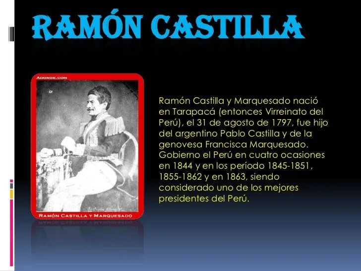 Diapositivas ramon castilla