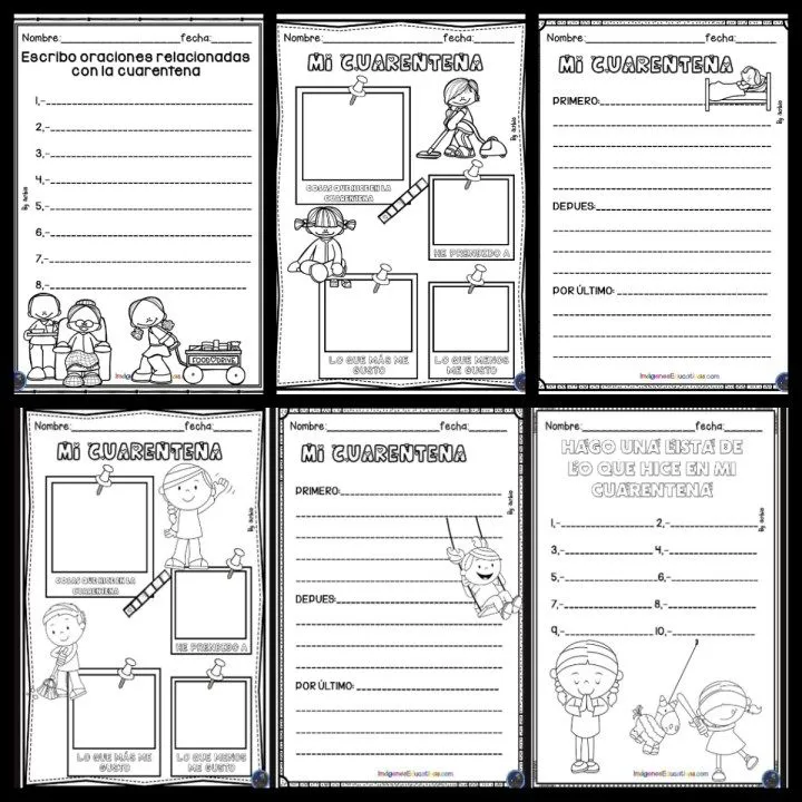 Diario de cuarentena para colorear, otra actividad para hacer estos días en casa – Imagenes Educativas Diario de cuarentena para colorear, otra actividad para hacer estos días en casa – Imagenes Educativas
